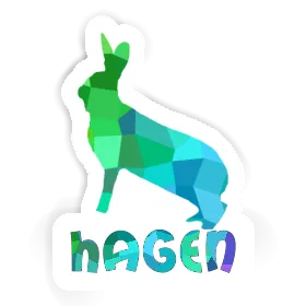 Hagen Sticker Kaninchen Image