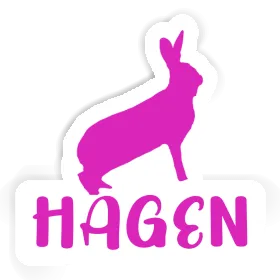 Aufkleber Hagen Kaninchen Image