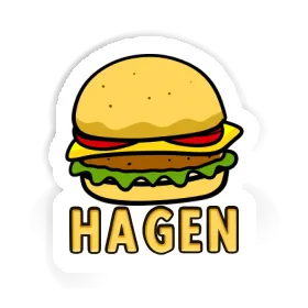 Autocollant Hamburger Hagen Image