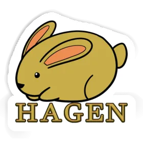 Hagen Sticker Kaninchen Image