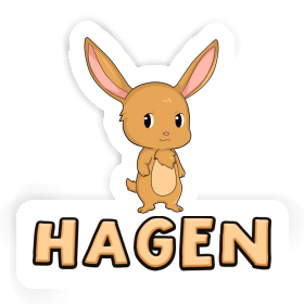 Sticker Hagen Hase Image