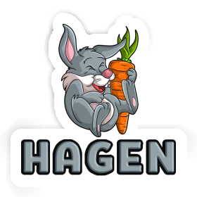 Lapin Autocollant Hagen Image