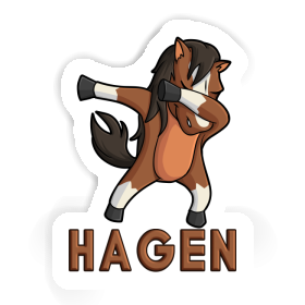 Horse Sticker Hagen Image