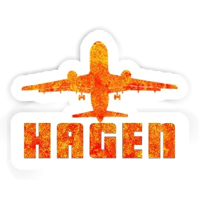 Aufkleber Jumbo-Jet Hagen Image