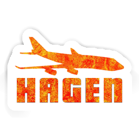 Sticker Hagen Jumbo-Jet Image