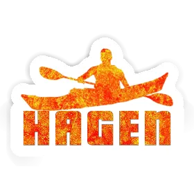 Autocollant Kayakiste Hagen Image