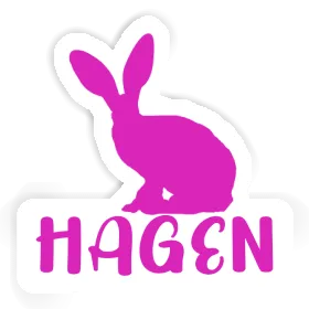 Hase Aufkleber Hagen Image
