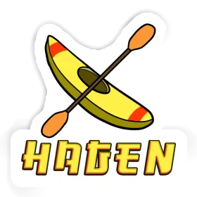 Canoë Autocollant Hagen Image