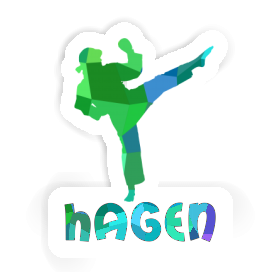 Hagen Sticker Karateka Image