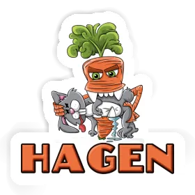 Aufkleber Hagen Monster-Karotte Image