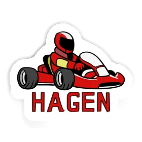 Autocollant Kart Hagen Image