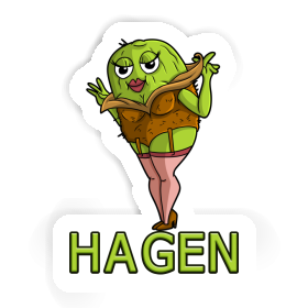 Autocollant Kiwi Hagen Image