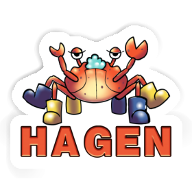 Hagen Autocollant Crabe Image