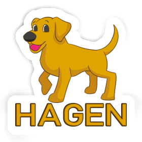 Hagen Aufkleber Hund Image