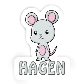 Autocollant Hagen Souris Image
