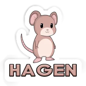 Souris Autocollant Hagen Image