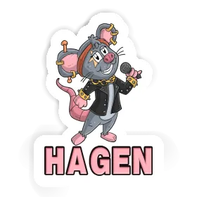 Singer Sticker Hagen Image