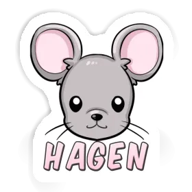 Souris Autocollant Hagen Image