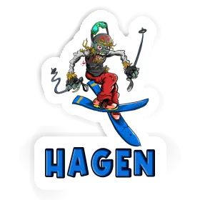 Hagen Autocollant Freerider Image
