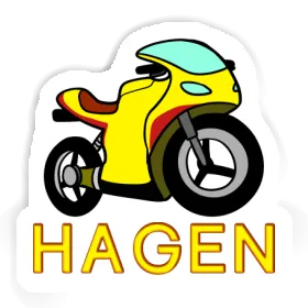 Aufkleber Motorrad Hagen Image