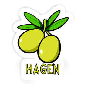 Sticker Olive Hagen Image