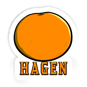 Sticker Orange Hagen Image