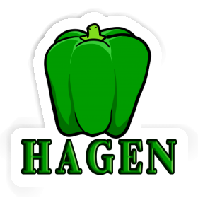 Hagen Aufkleber Paprika Image