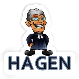 Hagen Sticker Vikar Image