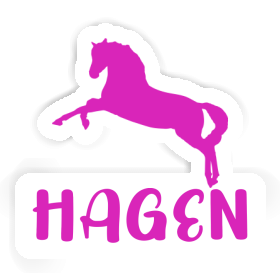 Pferd Sticker Hagen Image