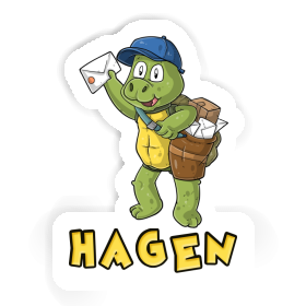 Postbote Aufkleber Hagen Image