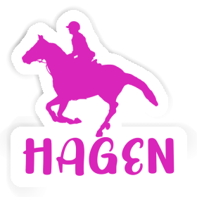 Aufkleber Hagen Reiterin Image