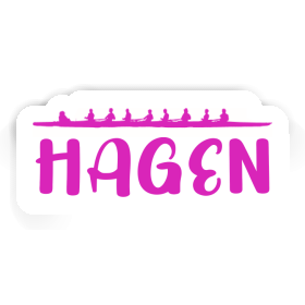 Sticker Hagen Ruderboot Image
