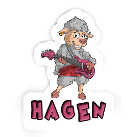 Hagen Sticker Rockergirl Image