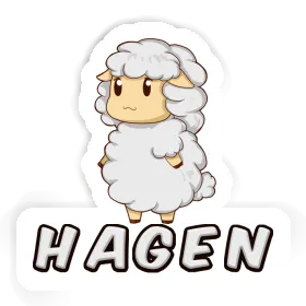 Hagen Sticker Sheep Image