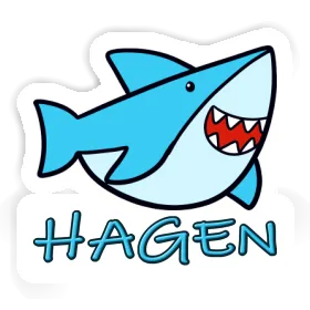 Hai Aufkleber Hagen Image