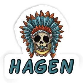 Hagen Sticker Baby Totenkopf Image