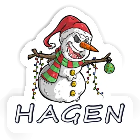 Sticker Bad Snowman Hagen Image