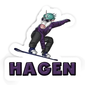 Sticker Hagen Boarderin Image