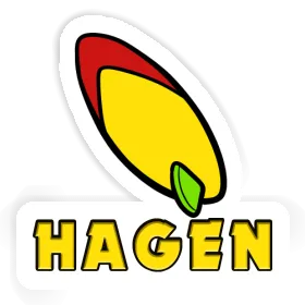 Autocollant Planche de surf Hagen Image