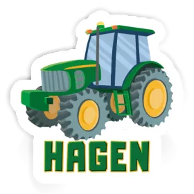 Tracteur Autocollant Hagen Image