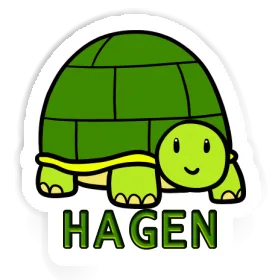 Sticker Schildkröte Hagen Image