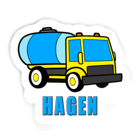 Camion d'eau Autocollant Hagen Image