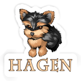 Aufkleber Hagen Yorkshire Terrier Image