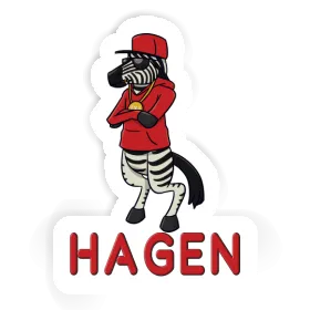 Zebra Sticker Hagen Image