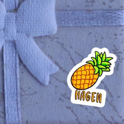Autocollant Hagen Ananas Laptop Autocollant Hagen Ananas Laptop Image
