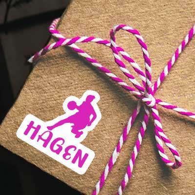 Basketball Player Sticker Hagen Gift package Image