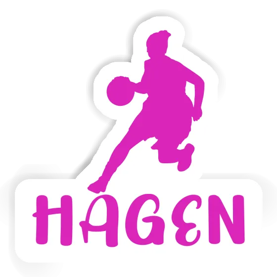 Basketball Player Sticker Hagen Gift package Image
