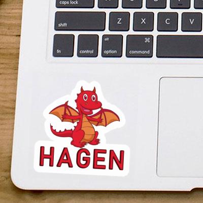 Sticker Hagen Baby Dragon Notebook Sticker Hagen Baby Dragon Notebook Image