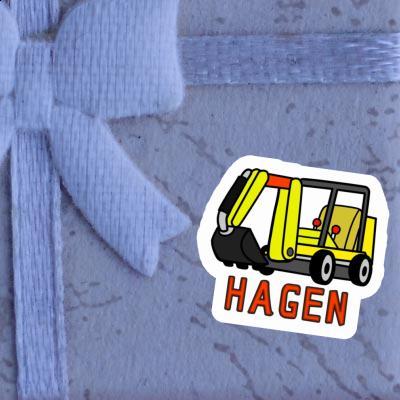 Hagen Aufkleber Minibagger Gift package Image