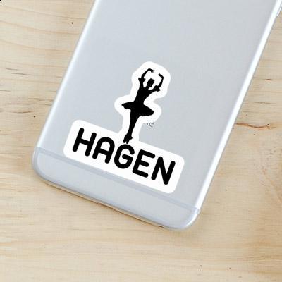 Sticker Ballerina Hagen Gift package Image